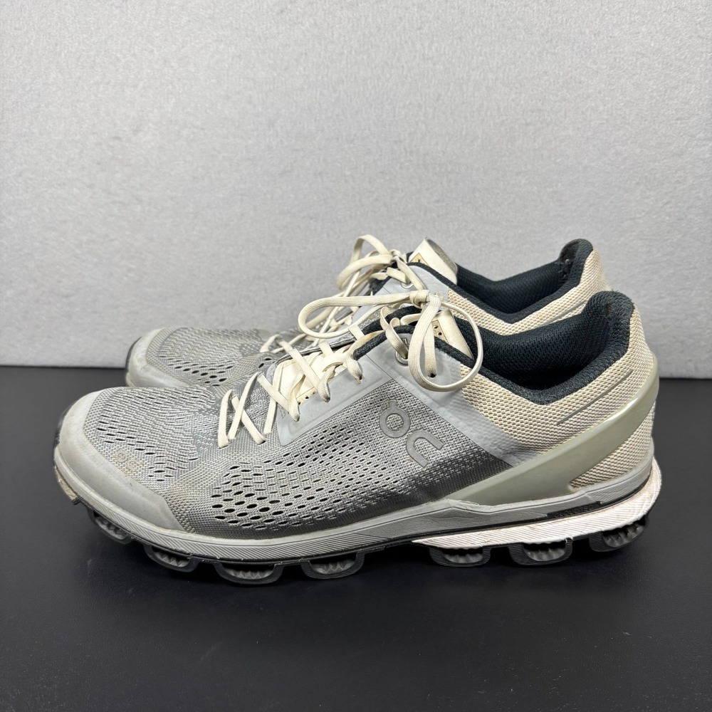 On Cloudsurfer Men's‎ Running Shoes Size 9.5 Glacier Grey Athletic Sneakers